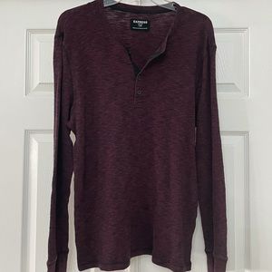 Express Button Down Waffle Shirt